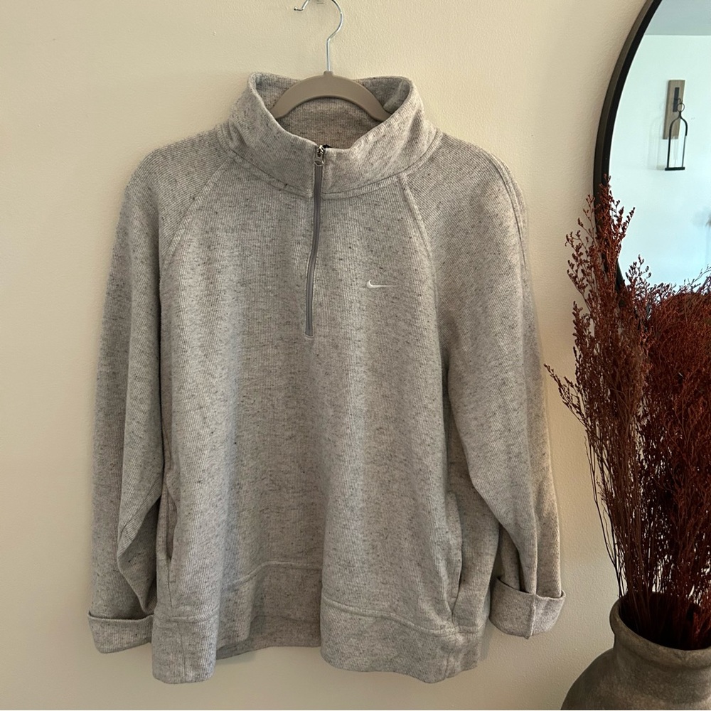 Nike Quarter Zip Cropped Pullover